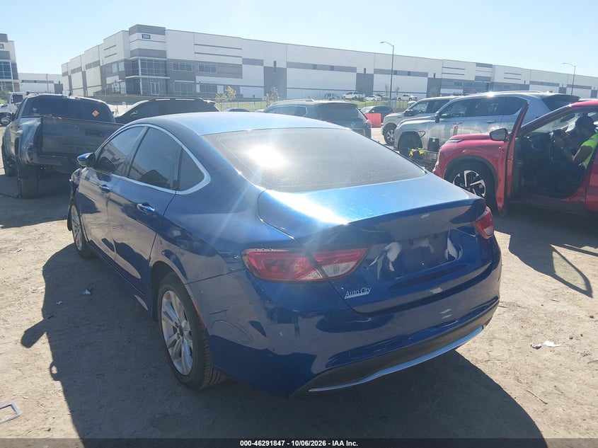 Vin: 1c3cccab8gn133211, lot: 46792010, chrysler 200 limited 20163