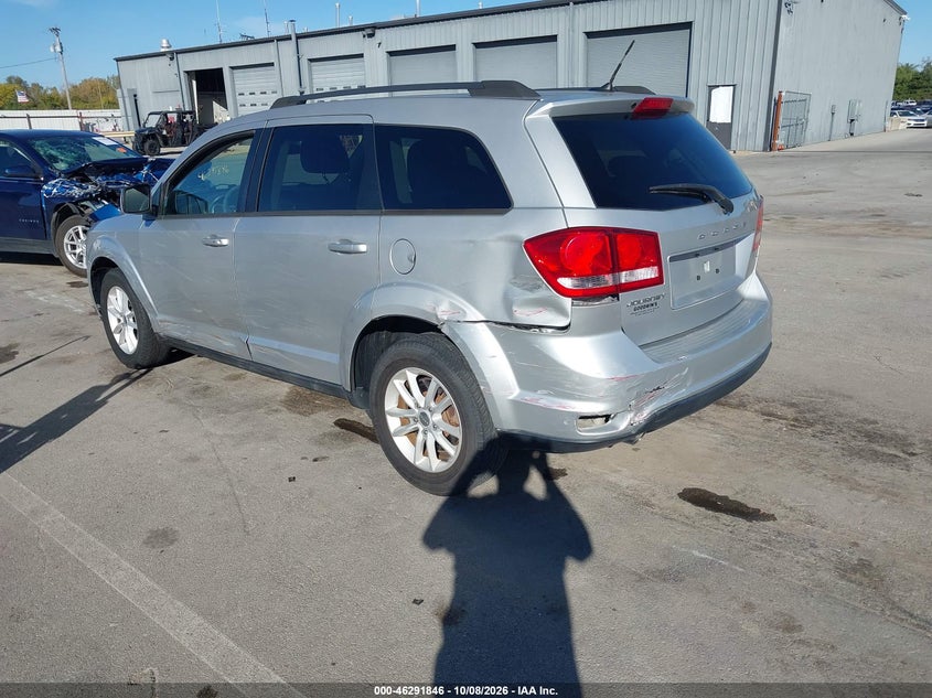 Vin: 3c4pdcbg6dt564534, lot: 46792011, dodge journey sxt 20133