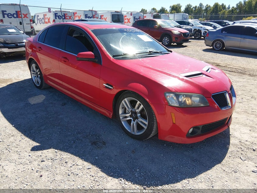 2009 Pontiac G8, Знос, IAAI, VIN 6G2ER57789L218959
