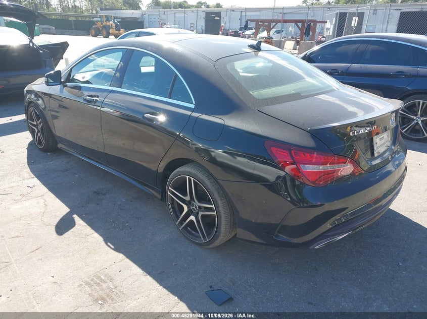 Vin: wddsj4gb2jn581662, lot: 46792107, mercedes-benz cla 250 4matic 20183