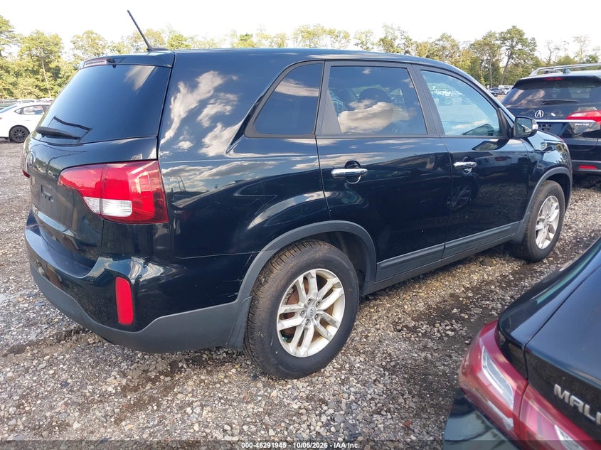 Vin: 5xykt3a62fg628391, lot: 46792108, kia sorento lx 20154