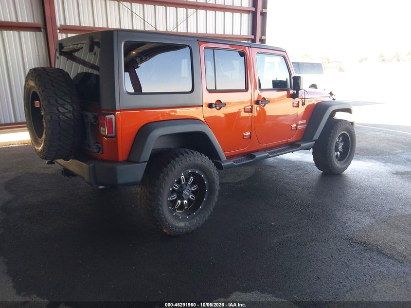 Vin: 1c4bjwdgxel232496, lot: 46792123, jeep wrangler unlimited sport 20144