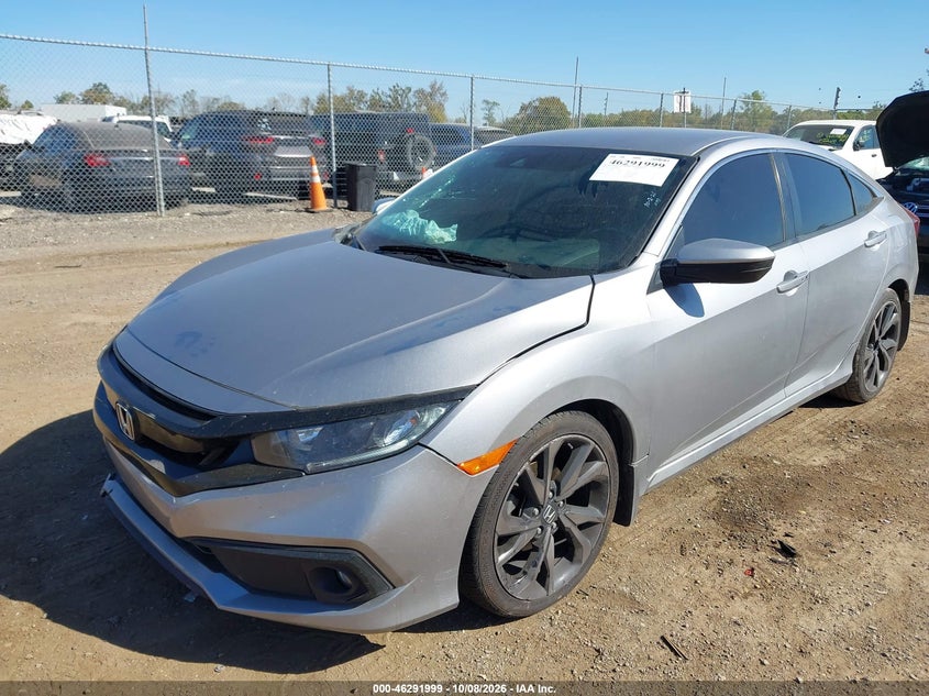 Vin: 2hgfc2f81kh514031, lot: 46792162, honda civic sport 20192