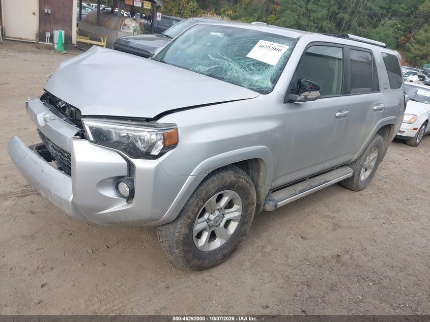 Vin: jtebu5jr8g5286695, lot: 46792163, toyota 4runner sr5 20162