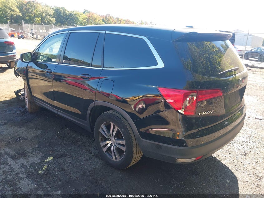 Vin: 5fnyf6h57jb008426, lot: 46792167, honda pilot ex-l 20183