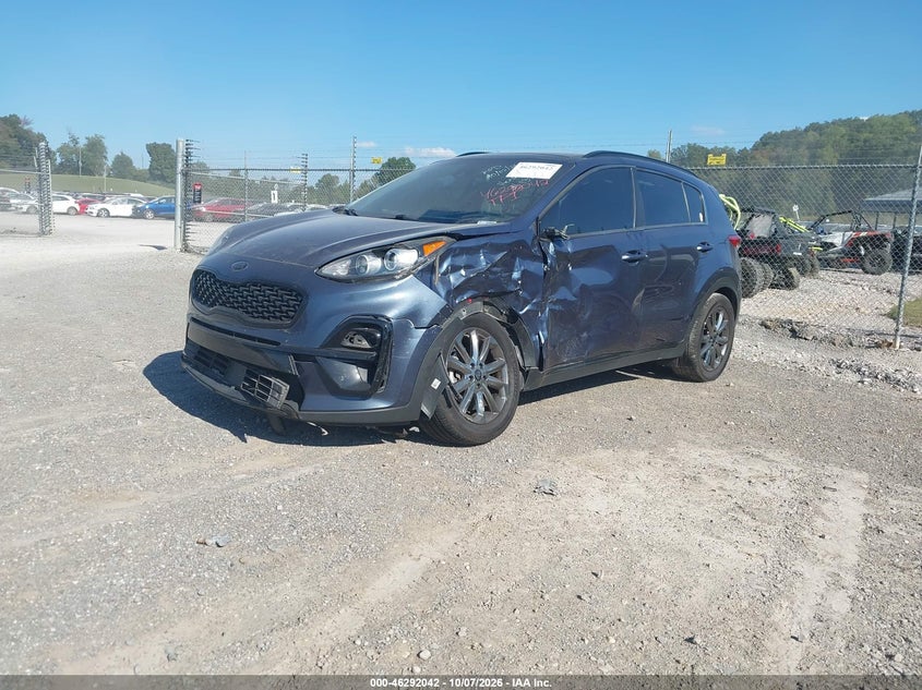 Vin: kndp63ac1n7021669, lot: 46792205, kia sportage nightfall edition 20222