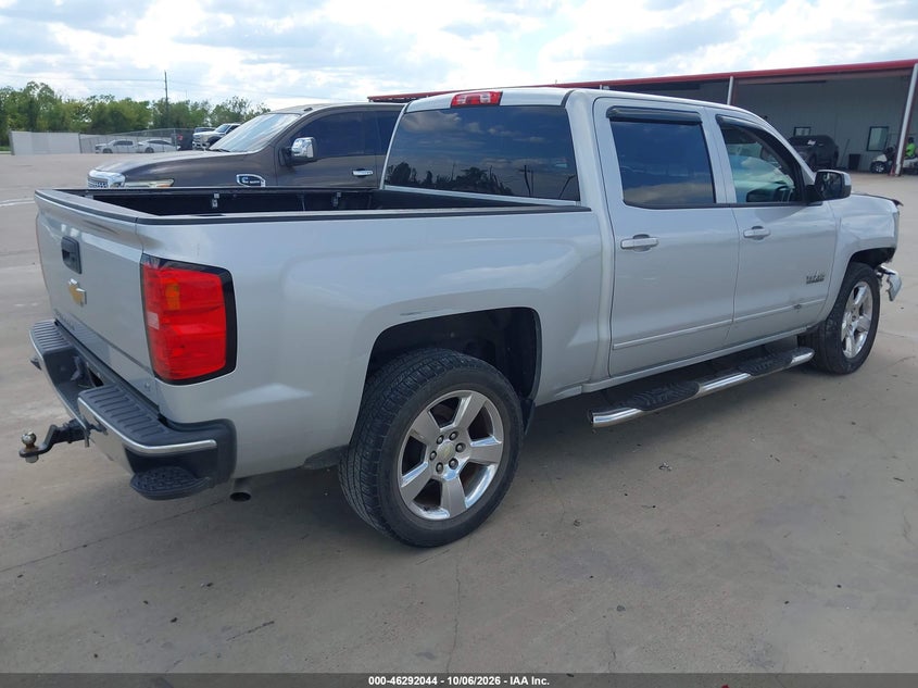 Vin: 3gcpcreh9fg331608, lot: 46792207, chevrolet silverado 1500 1lt 20154