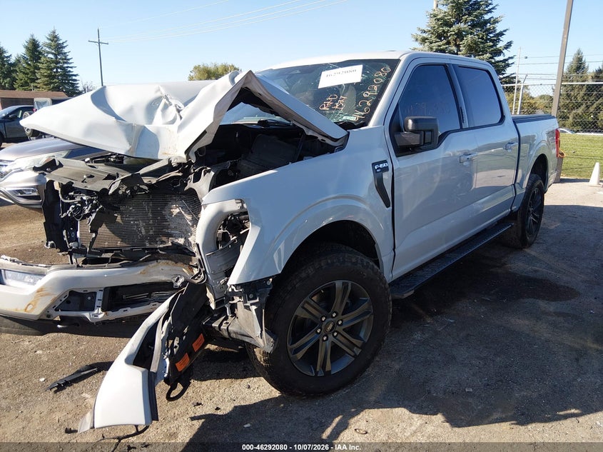 Vin: 1ftfw1e89pfa40288, lot: 46792243, ford f-150 xlt 20232