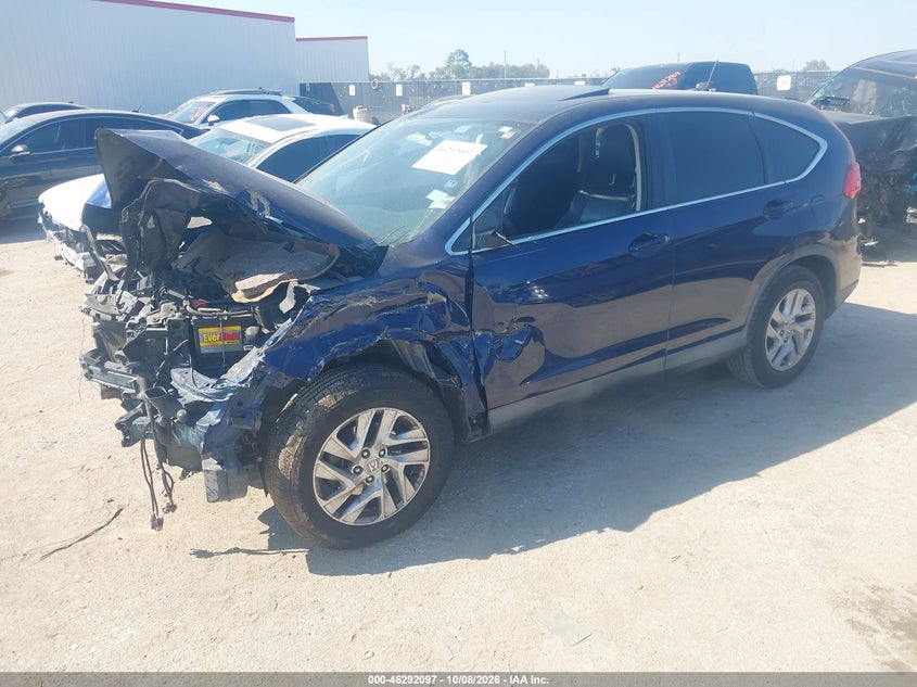 2016 Honda Cr-V Ex, Front End, IAAI, VIN 2HKRM3H52GH511770 — photo 2