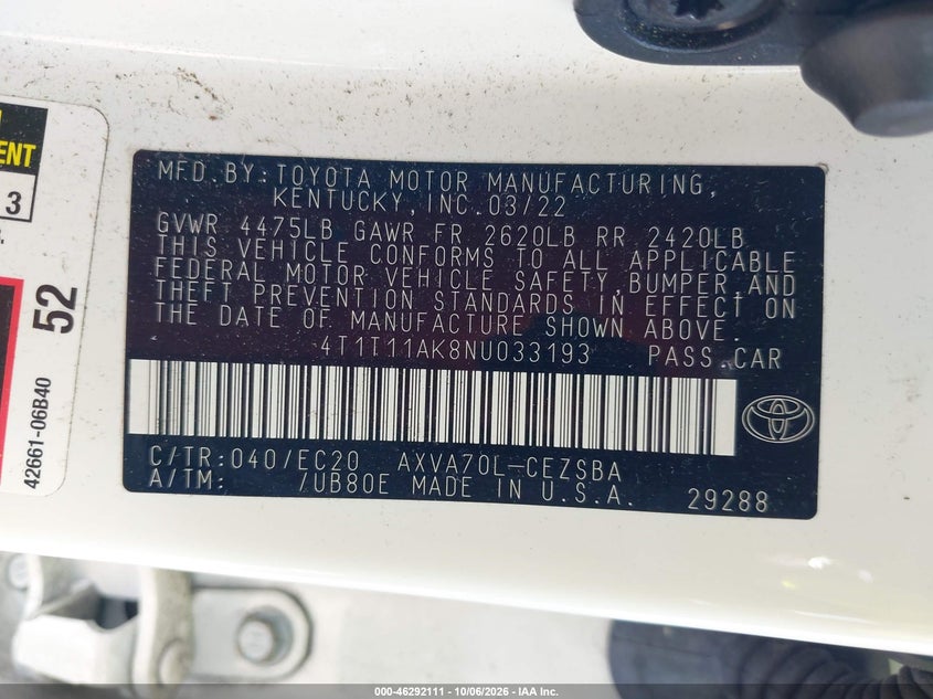 TOYOTA CAMRY - zdjęcie 9
