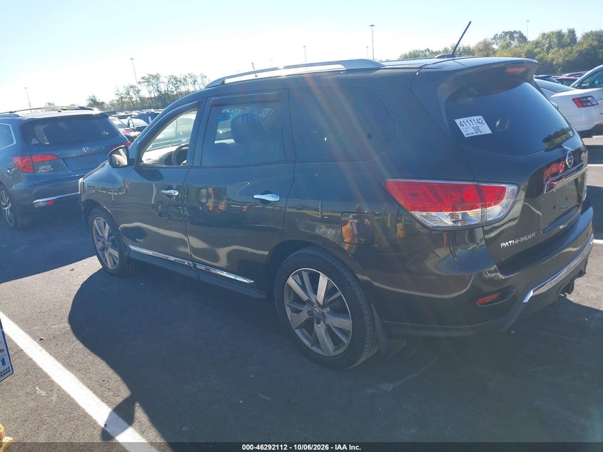 Vin: 5n1ar2mm3fc635333, lot: 46792275, nissan pathfinder platinum 20153