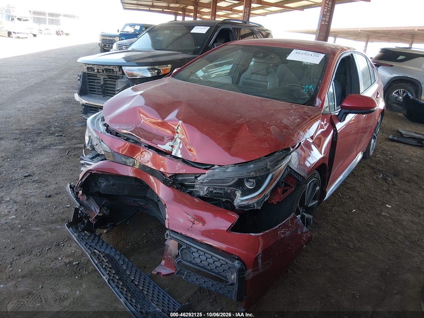 Vin: 5yfs4rce1lp022785, lot: 46792288, toyota corolla se 20202
