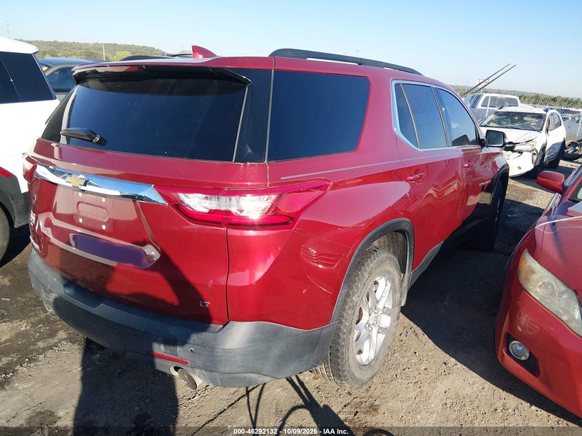 Vin: 1gnergkw5kj224813, lot: 46792294, chevrolet traverse 1lt 20194
