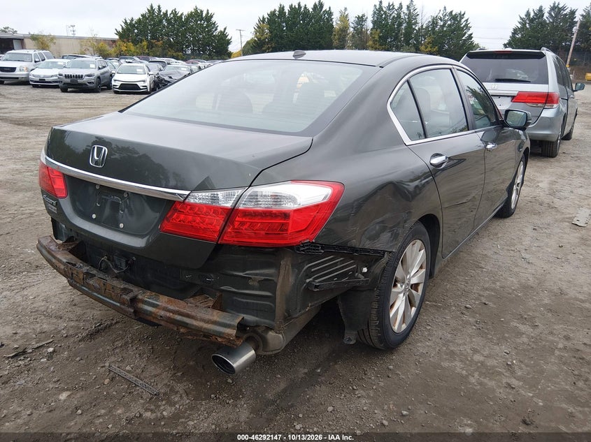 Vin: 1hgcr2f8xea045705, lot: 46792310, honda accord ex-l 20144