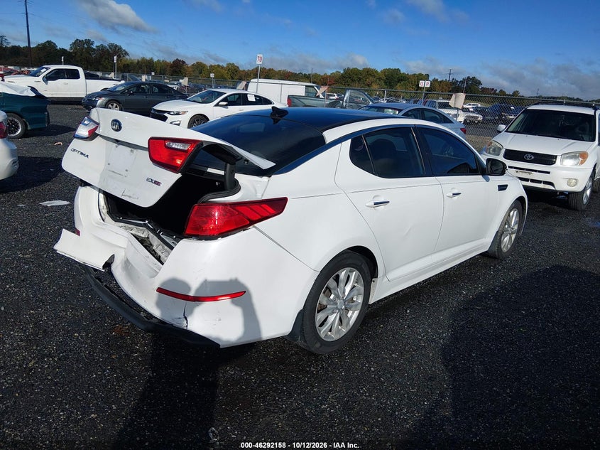Vin: 5xxgn4a73fg514273, lot: 46792321, kia optima ex 20154