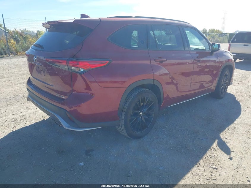 Vin: 5tdjzrbh5ms156779, lot: 46792329, toyota highlander xse 20214