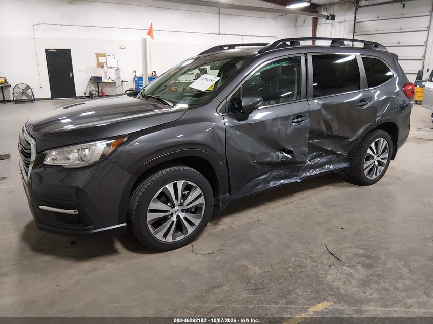 Vin: 4s4wmamd9l3425264, lot: 46792345, subaru ascent limited 20202