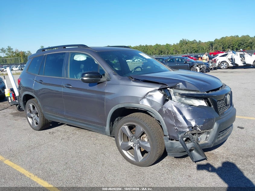 Vin: 5fnyf8h94kb015690, lot: 46792367, honda passport touring 20191
