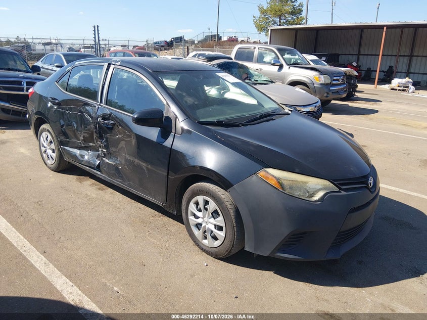 Vin: 5yfburhe5ep096805, lot: 46792377, toyota corolla l 20141
