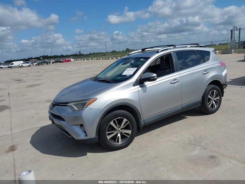 Vin: jtmwfrev4jj158306, lot: 46792384, toyota rav4 xle 20182