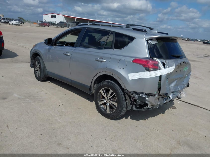 Vin: jtmwfrev4jj158306, lot: 46792384, toyota rav4 xle 20183