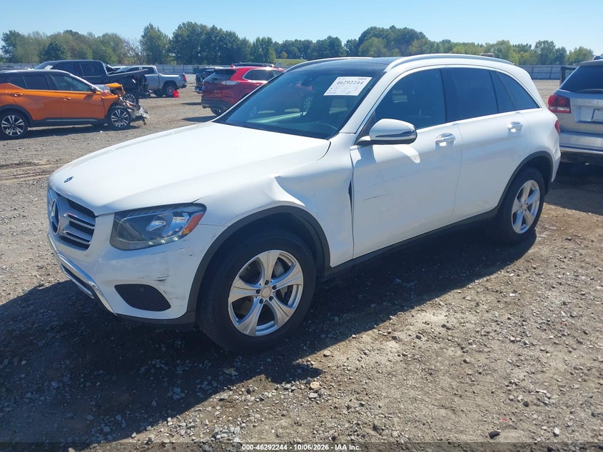 Vin: wdc0g4jb0hf140491, lot: 46792407, mercedes-benz glc 300 20172