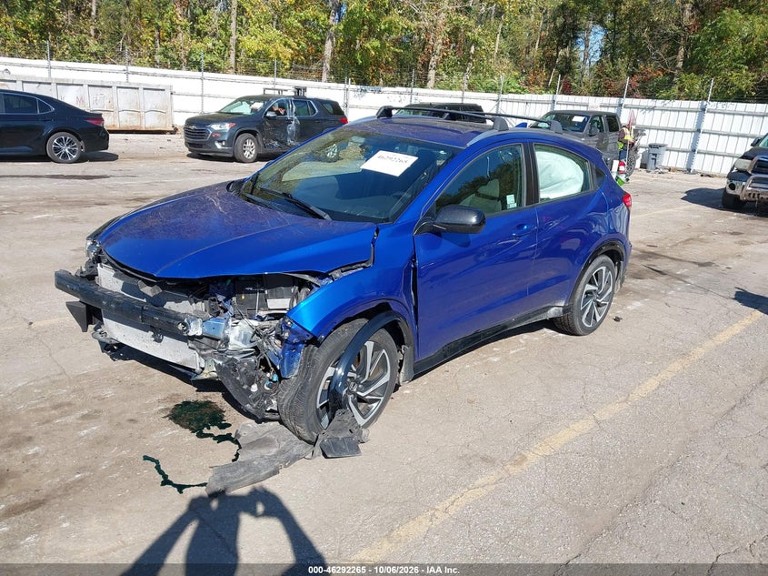Vin: 3czru6h13km709270, lot: 46792428, honda hr-v sport 20192
