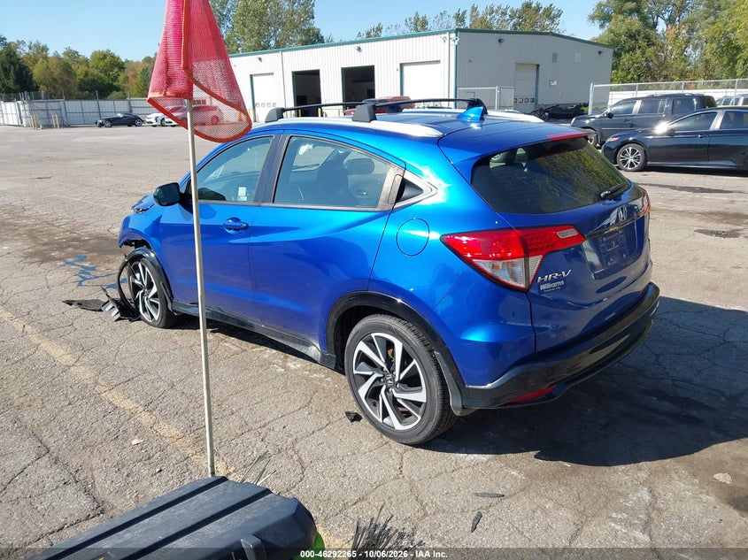 Vin: 3czru6h13km709270, lot: 46792428, honda hr-v sport 20193