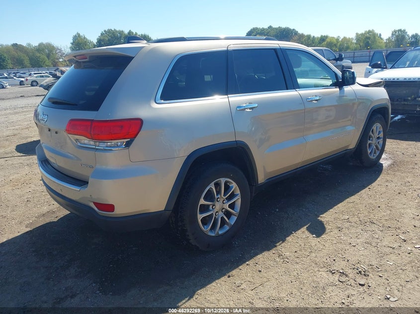Vin: 1c4rjebg4fc945018, lot: 46792432, jeep grand cherokee limited 20154