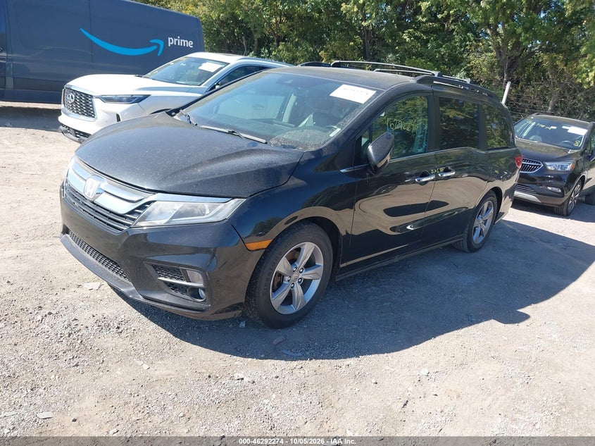 Vin: 5fnrl6h77kb014551, lot: 46792437, honda odyssey ex-l 20192