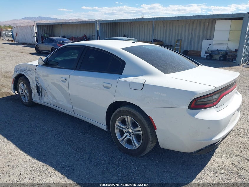 Vin: 2c3cdxbg8nh267026, lot: 46792441, dodge charger sxt rwd 20223