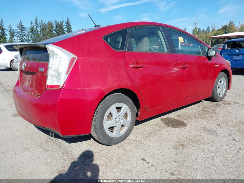 Vin: jtdkn3du6a0159227, lot: 46792488, toyota prius ii 20104