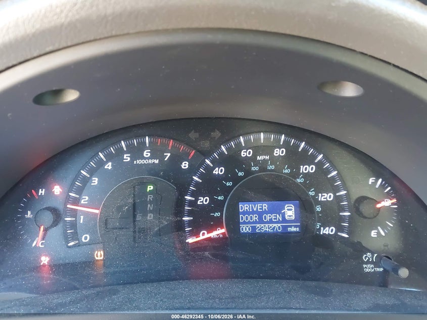 TOYOTA CAMRY 2010 VIN 4T4BF3EK7AR044690