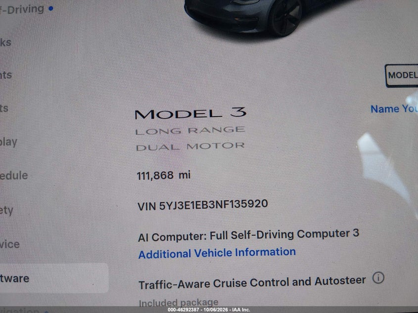 TESLA MODEL 3 - zdjęcie 16