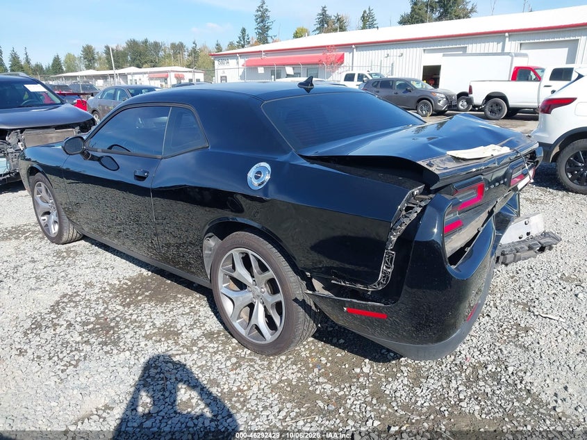 Vin: 2c3cdzbg6fh805106, lot: 46792591, dodge challenger sxt plus 20153