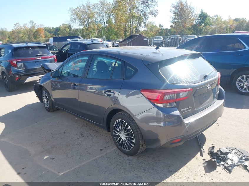 Vin: 4s3gtab63n3718788, lot: 46792605, subaru impreza base 5-door 20223
