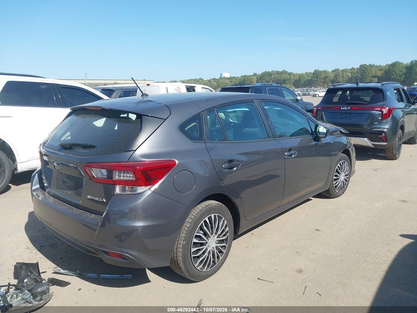 Vin: 4s3gtab63n3718788, lot: 46792605, subaru impreza base 5-door 20224