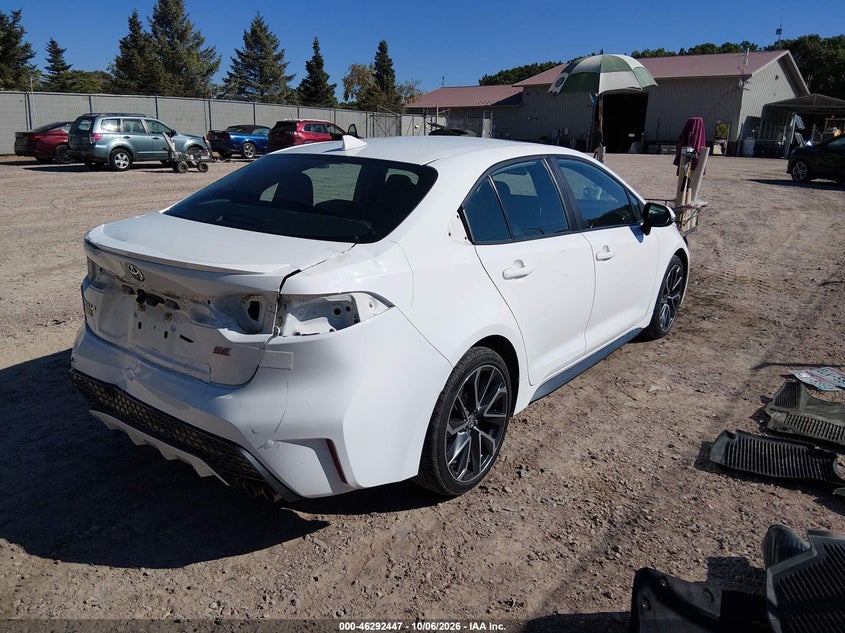 Vin: 5yfp4rce0lp046551, lot: 46792610, toyota corolla se 20204