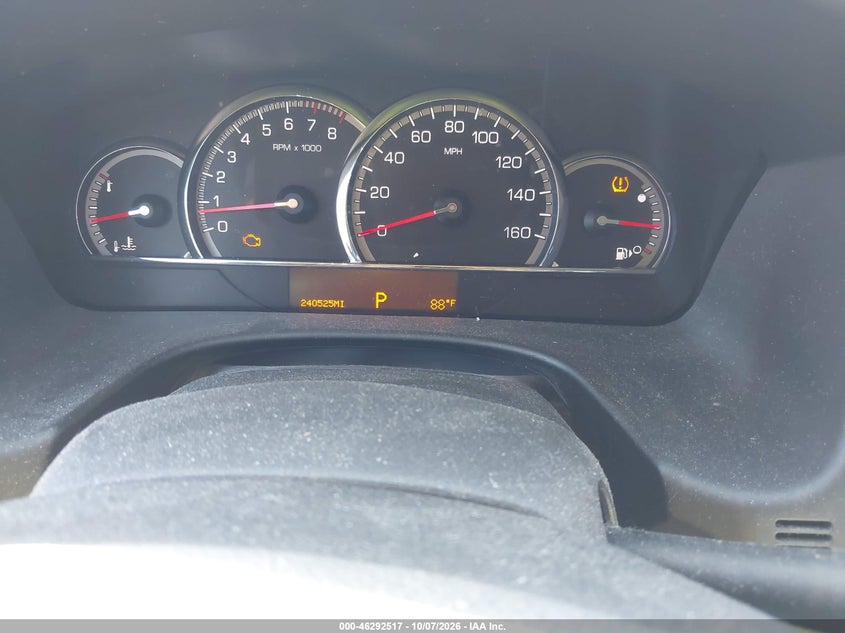 CADILLAC STS 2009 VIN 1G6DD67V790115236
