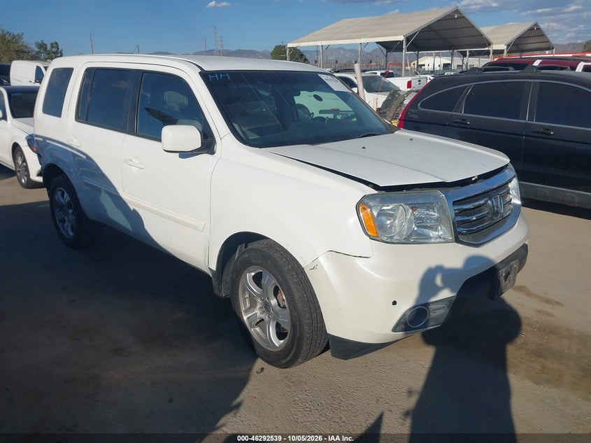 Vin: 5fnyf3h48fb025359, lot: 46792702, honda pilot ex 20151