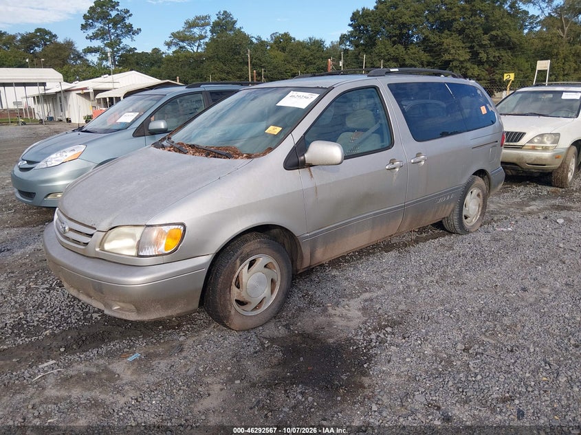 TOYOTA SIENNA 2001 VIN 4T3zf13C91U378963