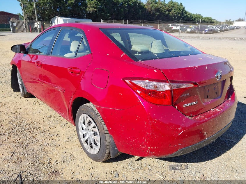Vin: 2t1burhe2jc025345, lot: 46792746, toyota corolla le 20183