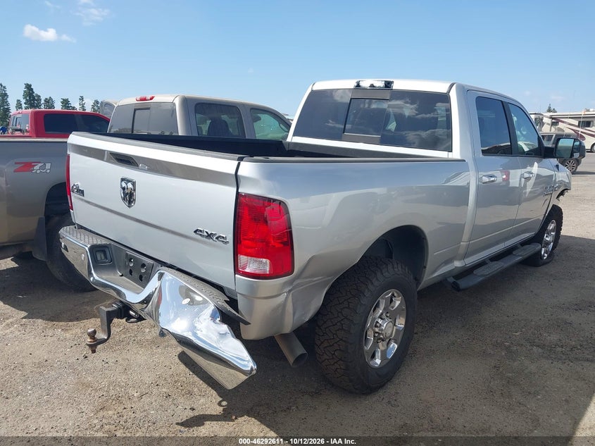 Vin: 3c6ur5dl6jg125680, lot: 46792774, ram 2500 big horn  4x4 6'4 box 20184