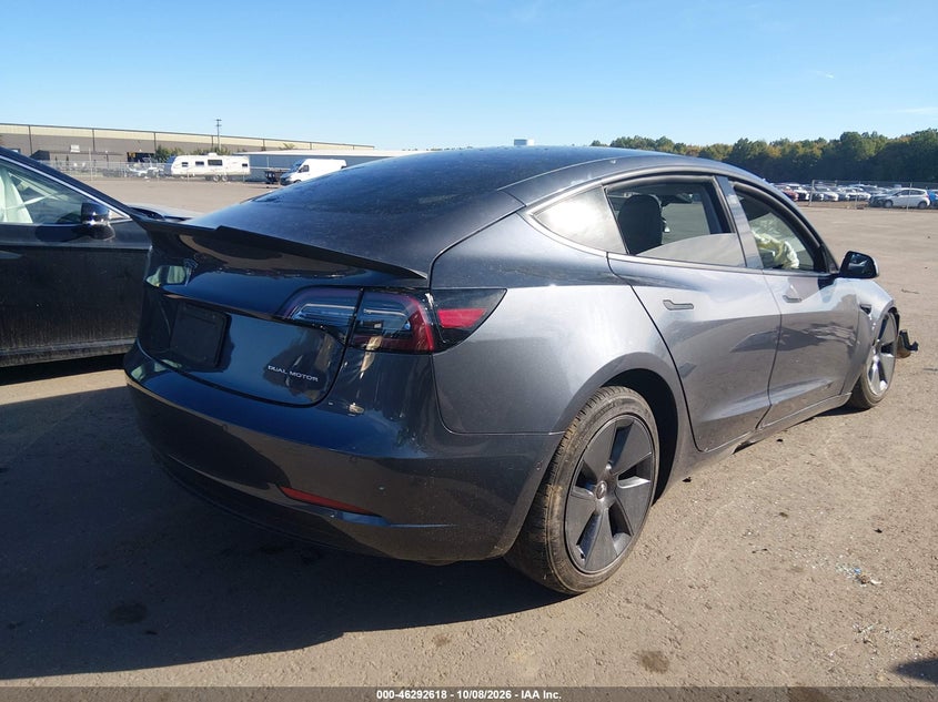 Vin: 5yj3e1eb8nf180285, lot: 46792781, tesla model 3 long range dual motor all-wheel drive 20224