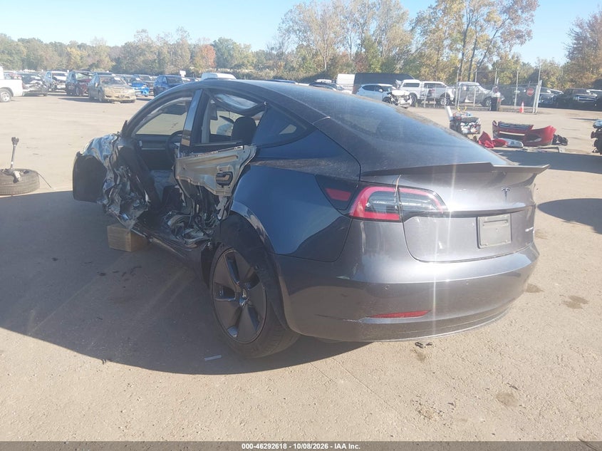 Vin: 5yj3e1eb8nf180285, lot: 46792781, tesla model 3 long range dual motor all-wheel drive 20223