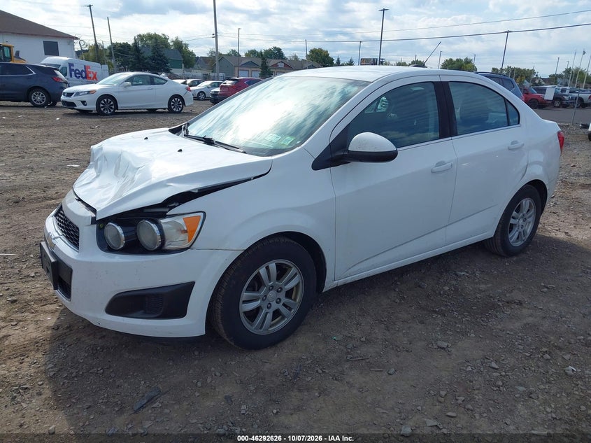 Vin: 1g1jc5sb8g4165233, lot: 46792789, chevrolet sonic lt auto 20162