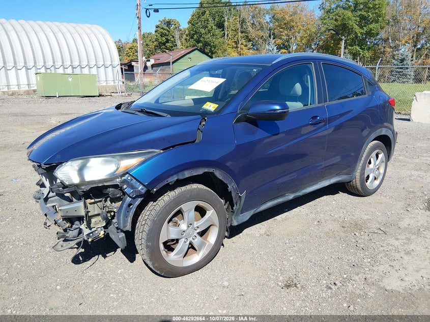 Vin: 3czru6h71gm707786, lot: 46792827, honda hr-v ex-l 20162