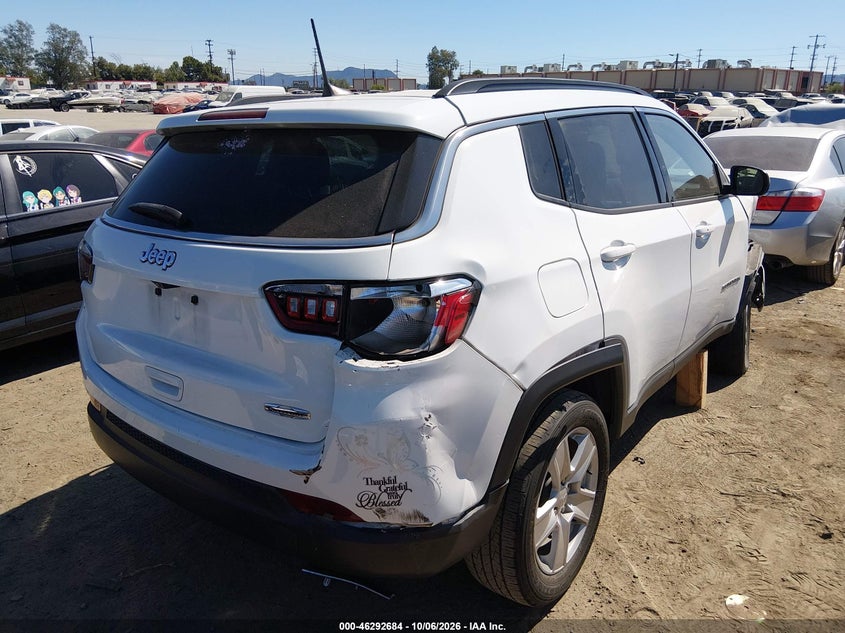 Vin: 3c4njcbb1nt214427, lot: 46792847, jeep compass latitude fwd 20224
