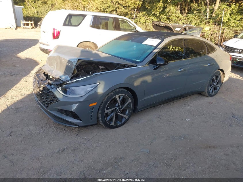 Vin: kmhl44j27pa313247, lot: 46792864, hyundai sonata sel plus 20232