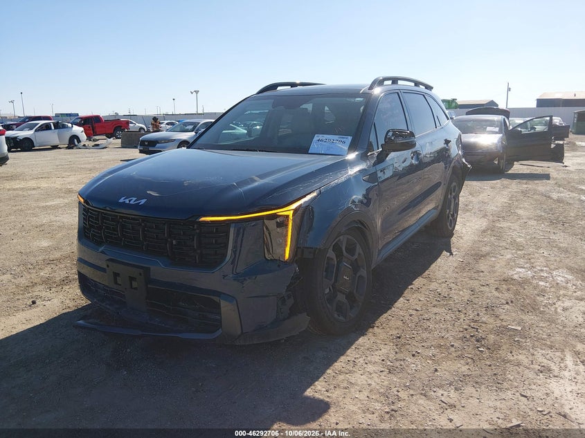 Vin: 5xyrhdjf7rg309546, lot: 46792869, kia sorento x-line ex 20242